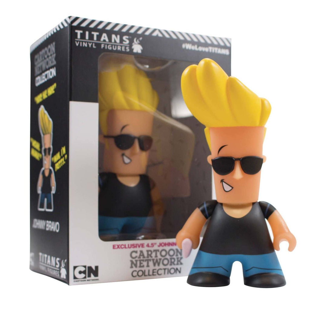 Titan Cartoon Network Exclusive Johnny Bravo 4.5 Inch Vinyl Figure