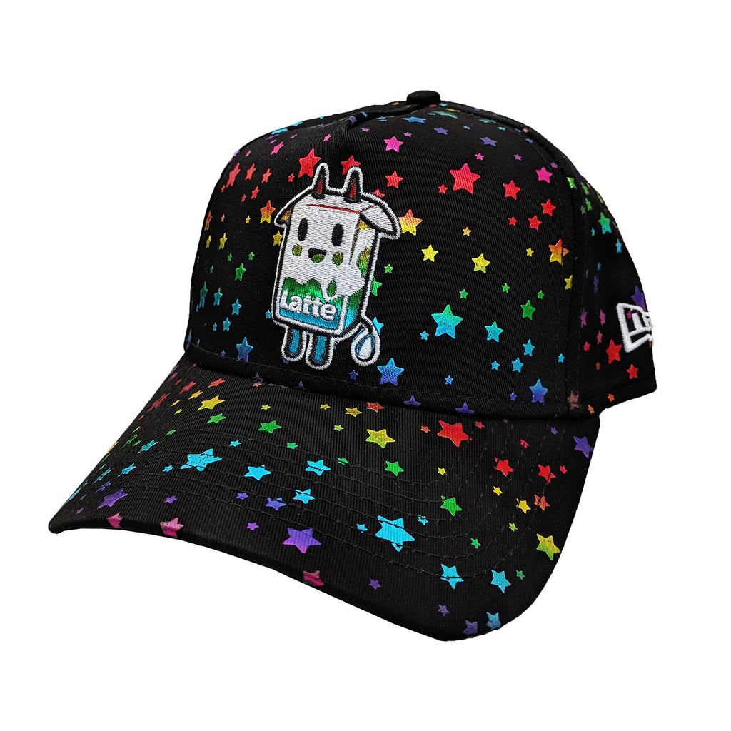 Tokidoki Latte Star Black Curved Snapback