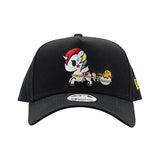 Tokidoki Ride On Gudetama Black Curved Snapback - Radar Toys