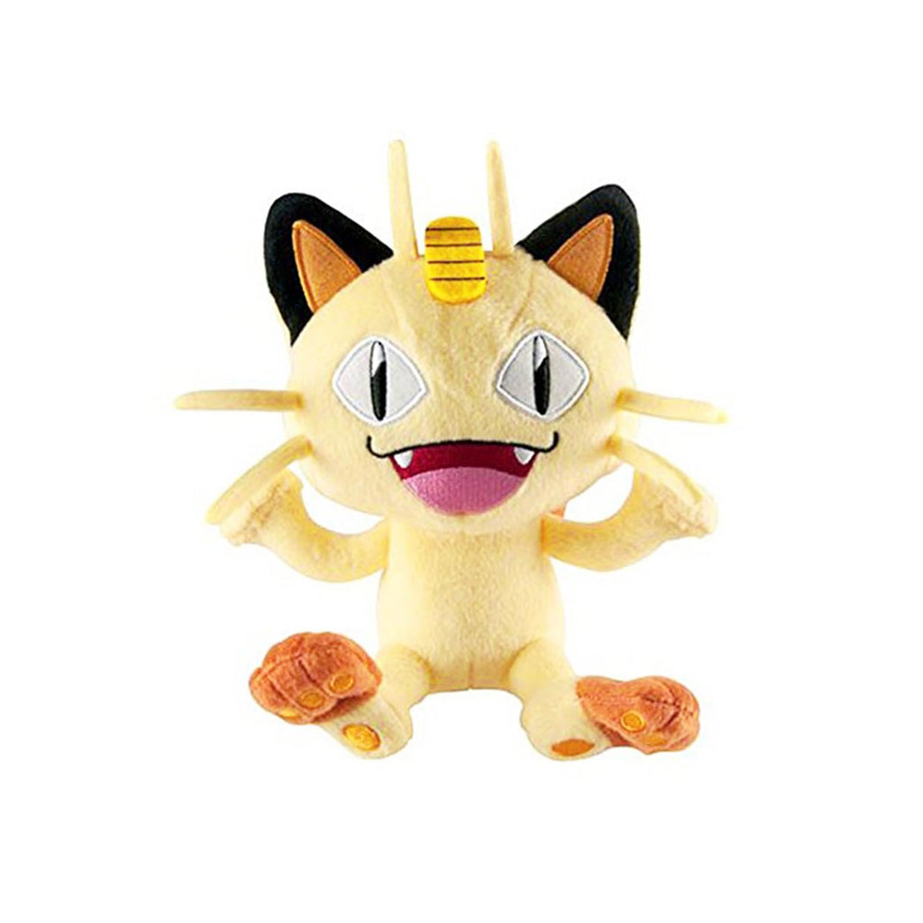 Tomy Pokemon Meowth Happy 8 Inch Plush Figure