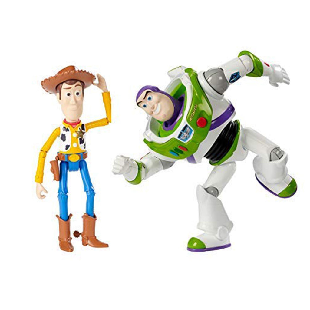 Toy Story Woody And Buzz Lightyear Basic 7 Inch Action Figure Set