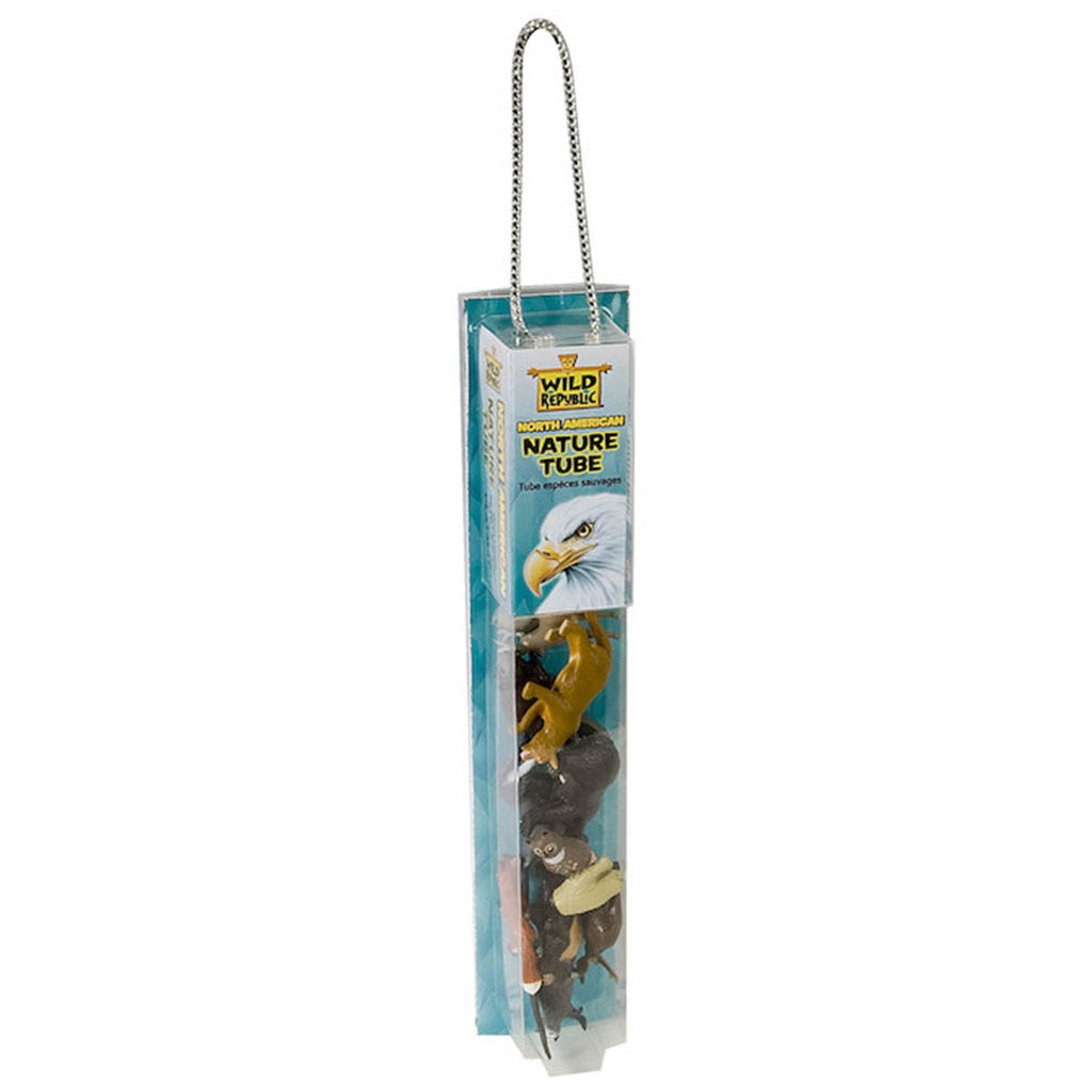 Tube of North American Figurines with Playmat