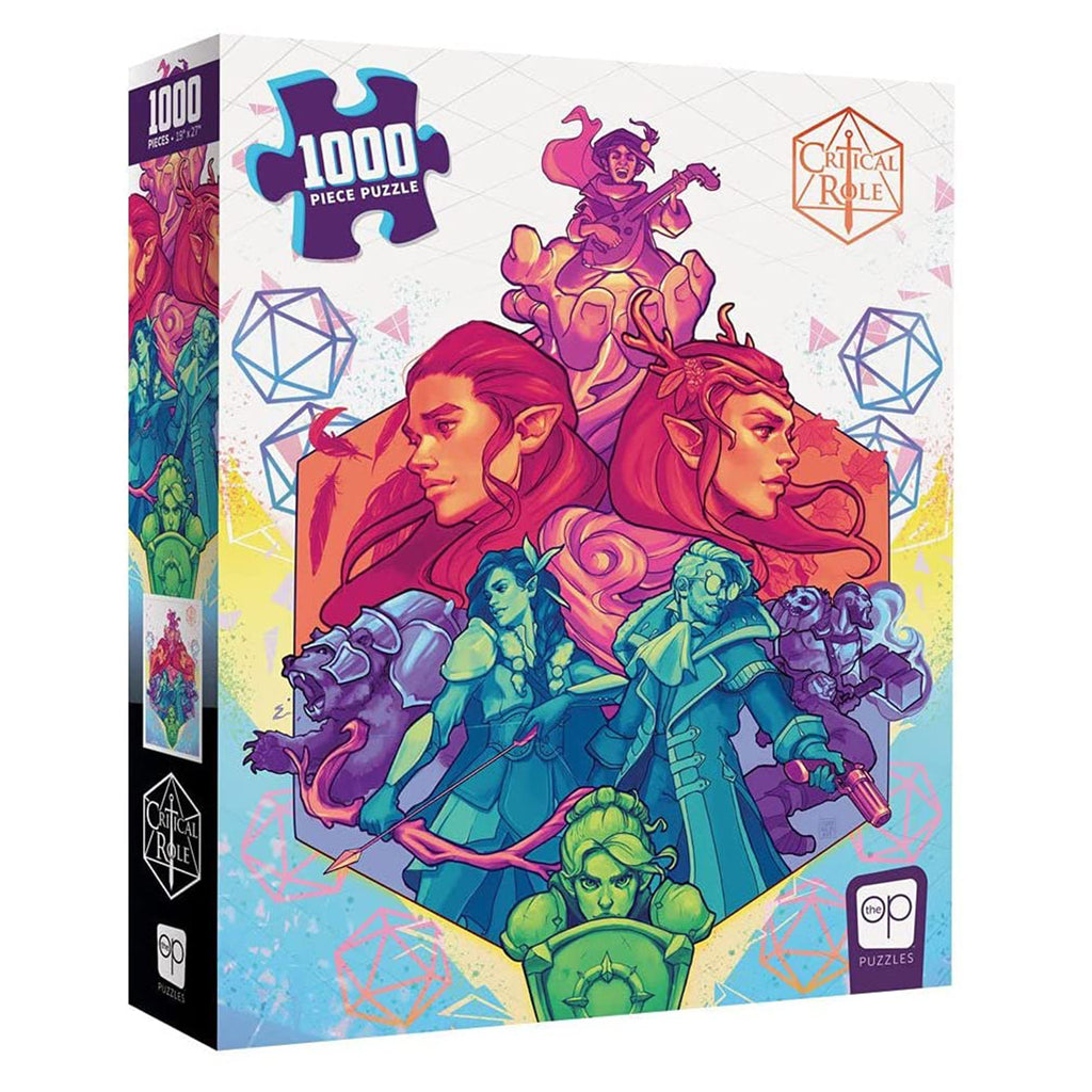 USAopoly Critical Role Vox Machina Heroes Of Whitestone 1000 Piece Puzzle