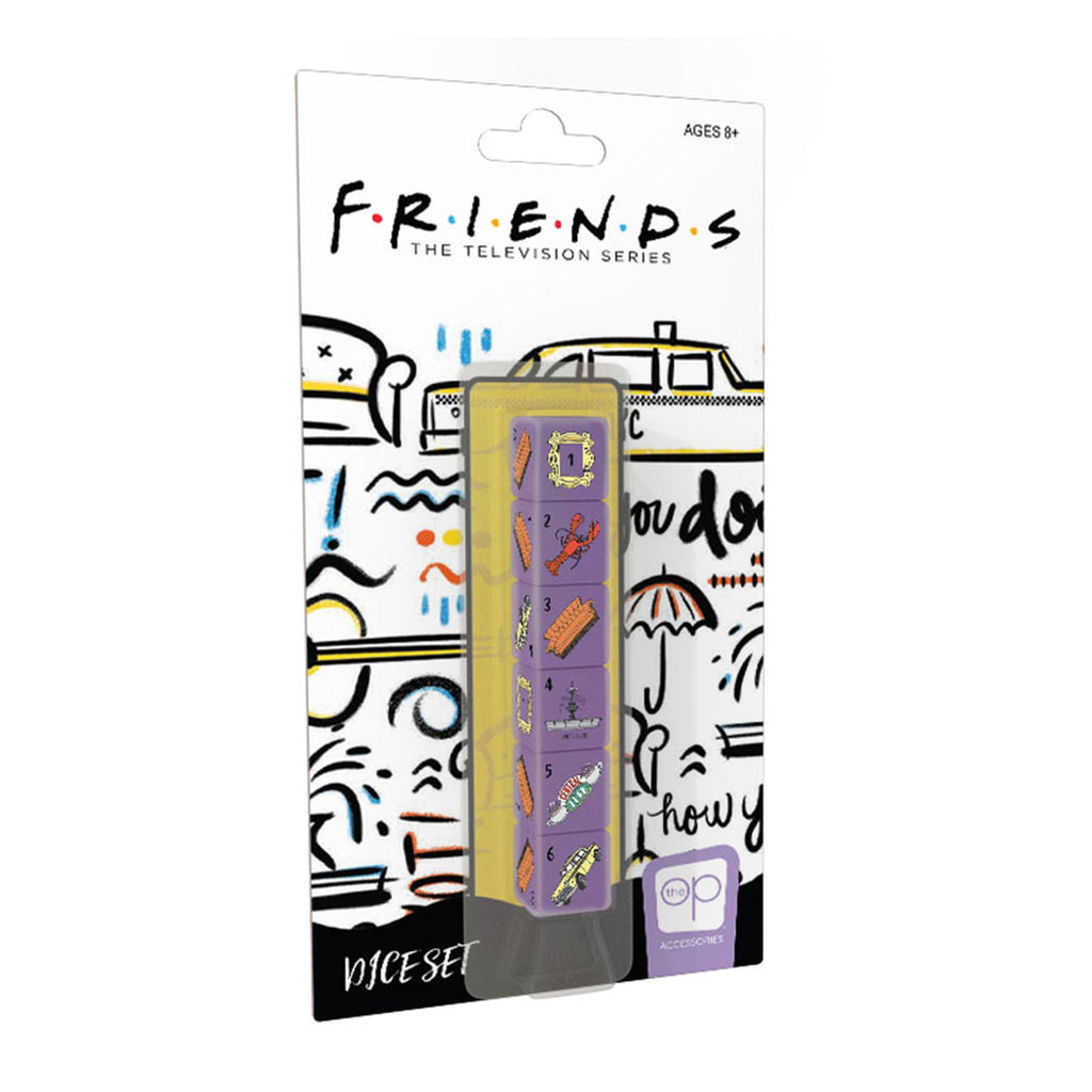 USAopoly Friends TV Series 6 Piece Dice Set - Radar Toys