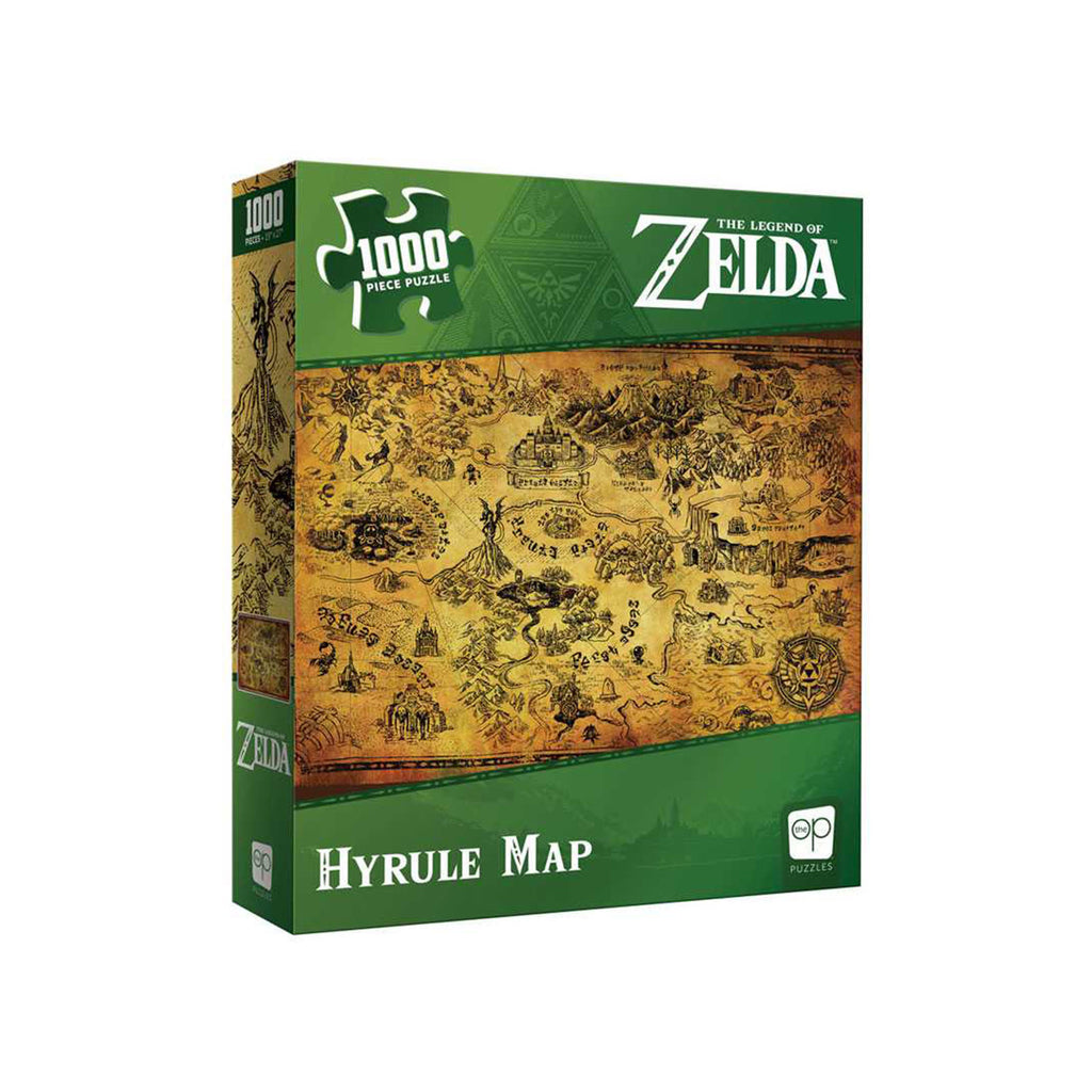 USAopoly Legend Of Zelda Hyrule Map 1000 Piece Puzzle - Radar Toys