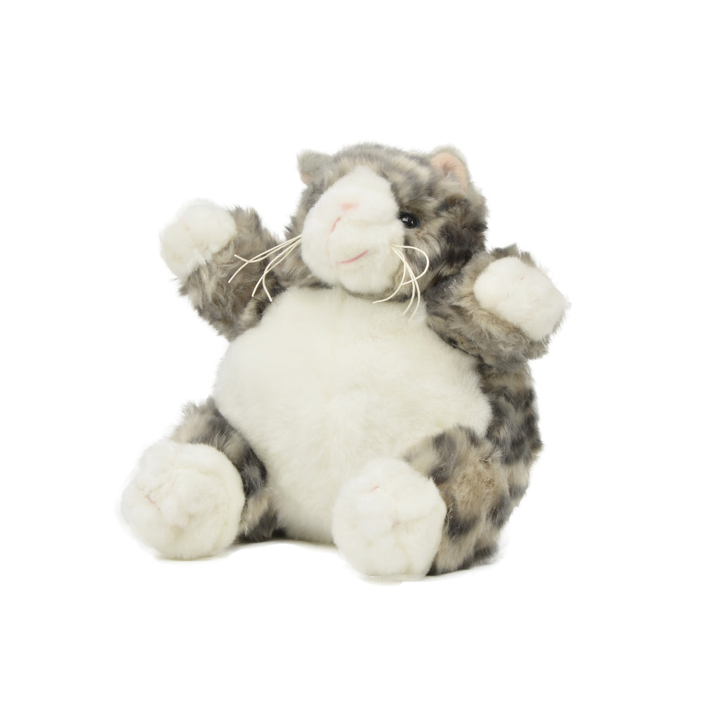 Unipak Baby Plumpee Grey Cat 7 Inch Animal Plush