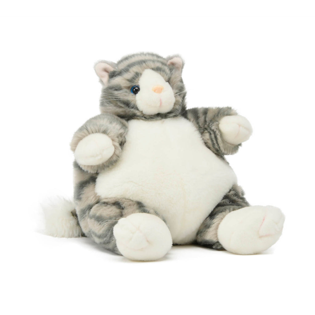 Unipak Plumpee Grey Cat 9 Inch Animal Plush