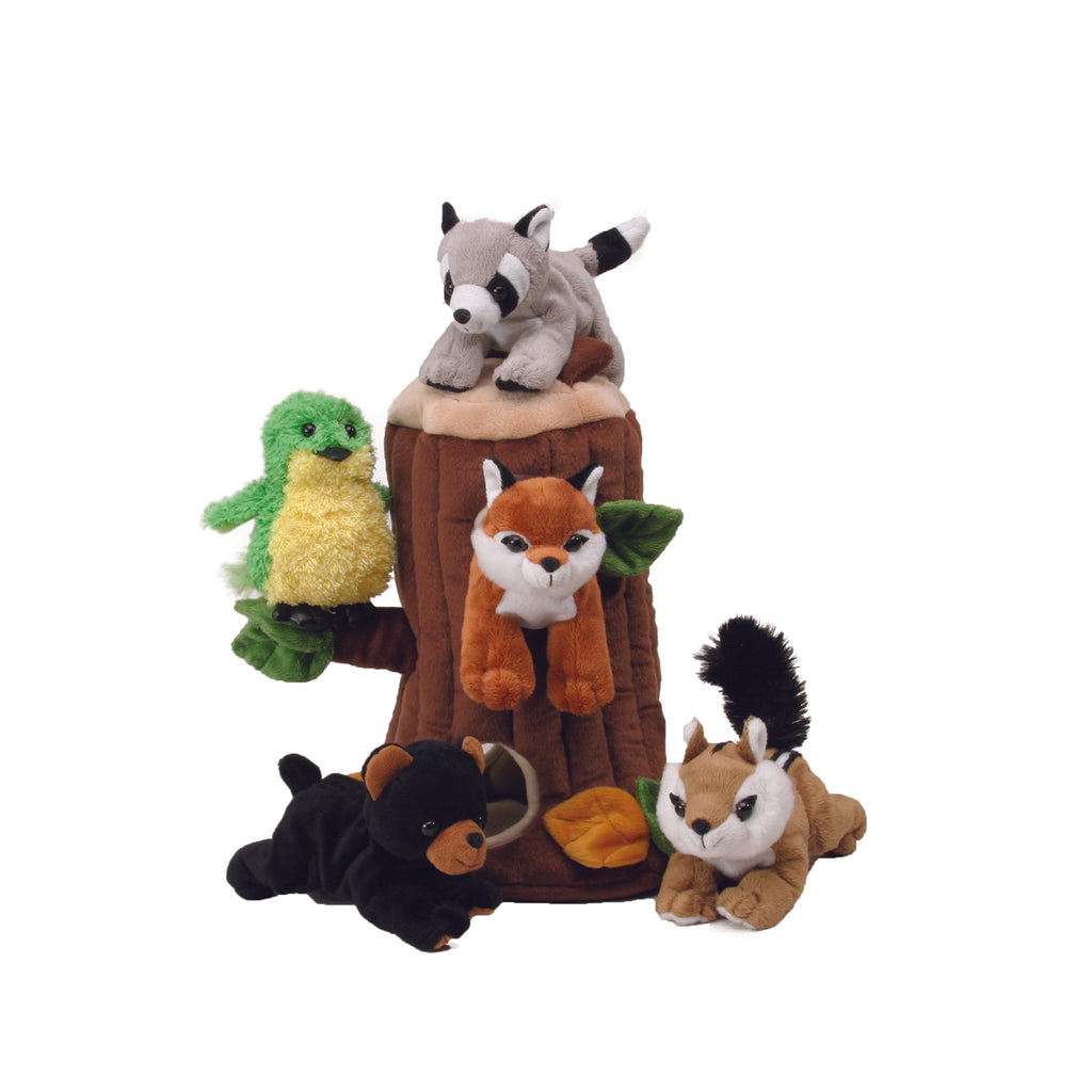 Unipak Tree House With Animals 12 Inch Plush Set