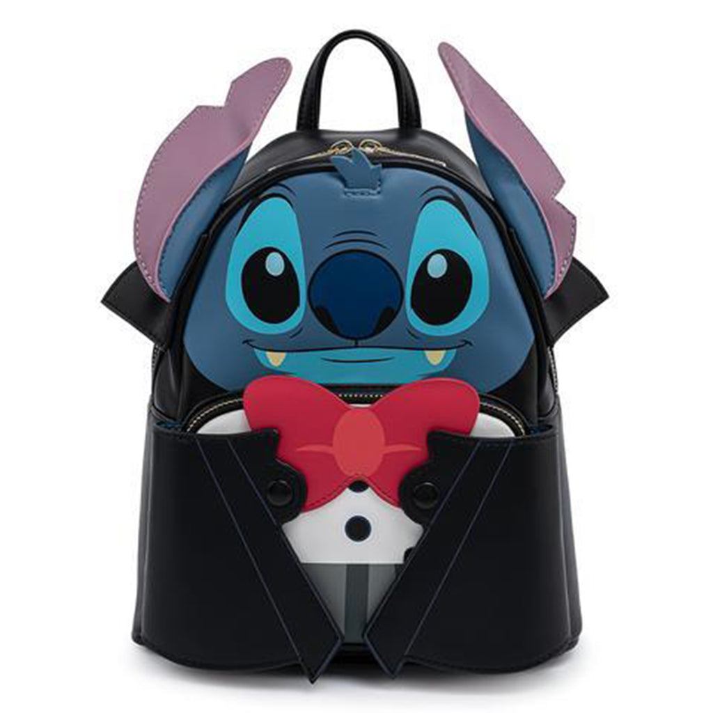 Loungefly Disney Vampire Stitch Bowtie Mini Backpack