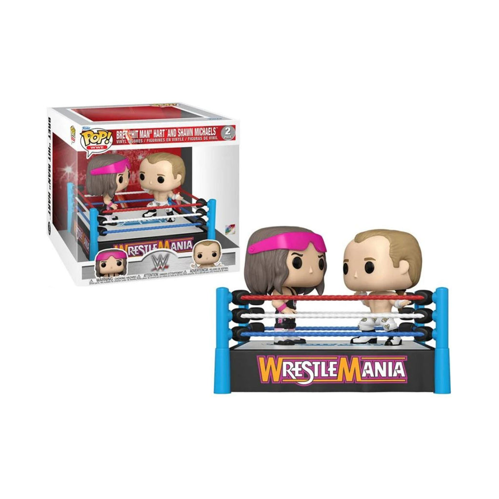 Funko WWE POP Moment Bret Hart Vs Shawn Michaels Figure Set - Radar Toys
