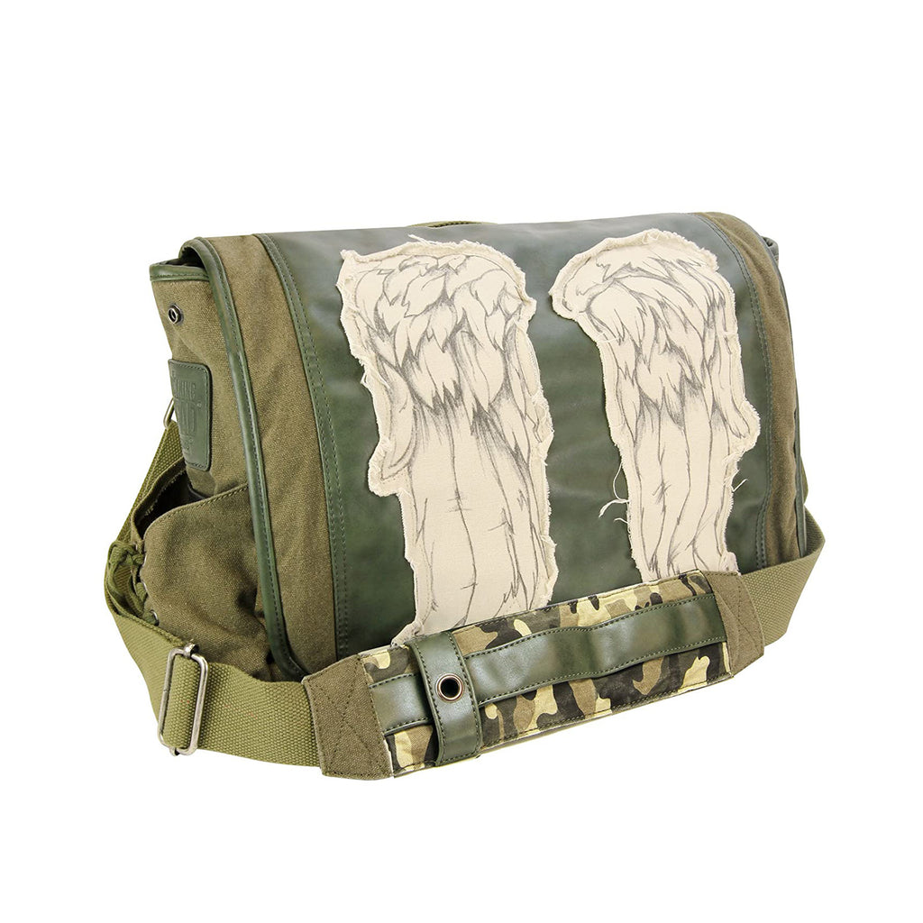 Walking Dead Daryl Dixon Wings Green Messenger Bag