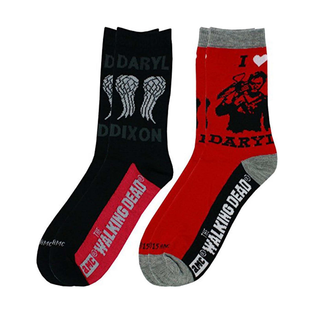 Walking Dead Dixon Women's 2 Pairs Of Crew Socks