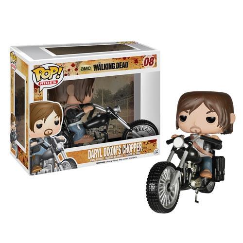 Walking Dead Pop Rides Daryl Dixon With Chopper Vinyl Figure - Radar Toys