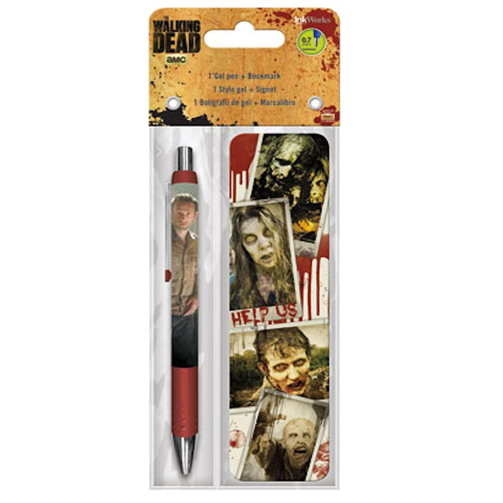 Walking Dead Zombies Bookmark And Pen Set - Radar Toys