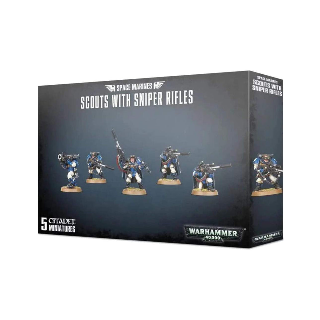Warhammer 40,000 Citadel Space Marines Scouts With Sniper Rifles Set