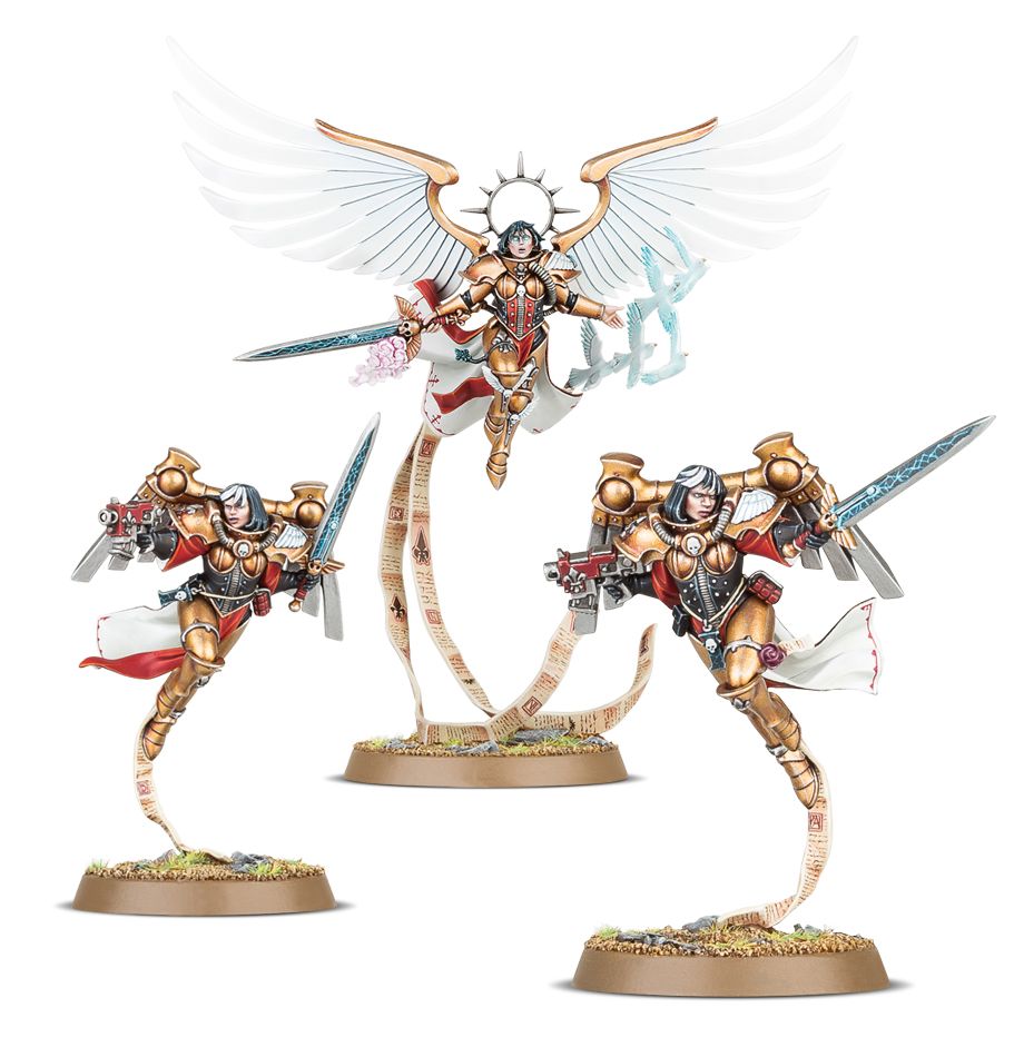 Warhammer 40,000 Adepta Sororitas Celestine The Living Saint Set