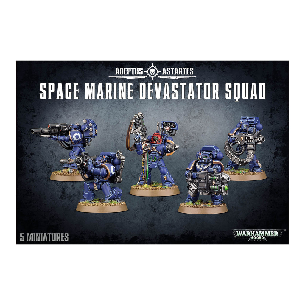 Warhammer 40,000 Adeptus Astartes Space Marine Devastator Squad Set