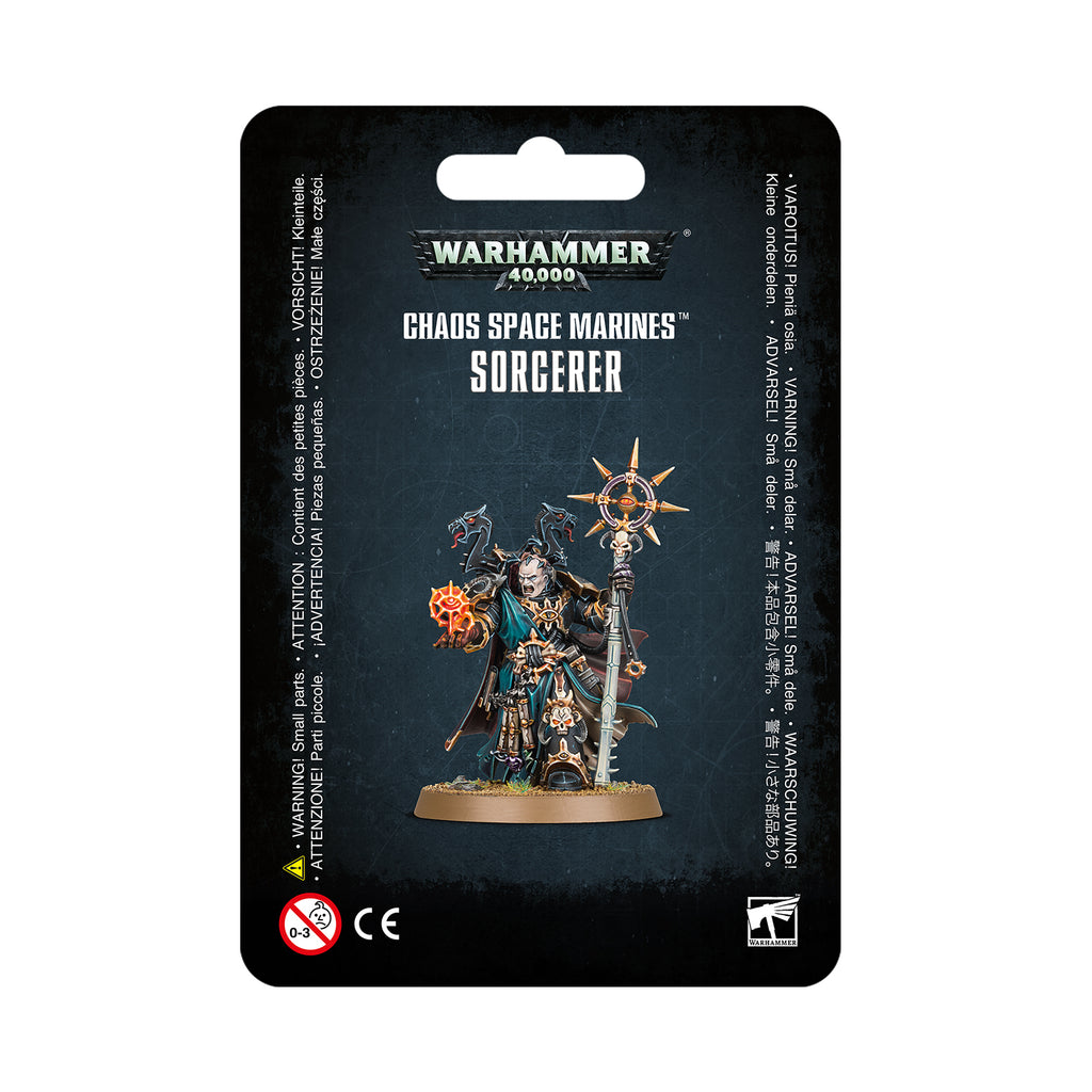 Warhammer 40,000 Chaos Space Marines Sorcerer Set