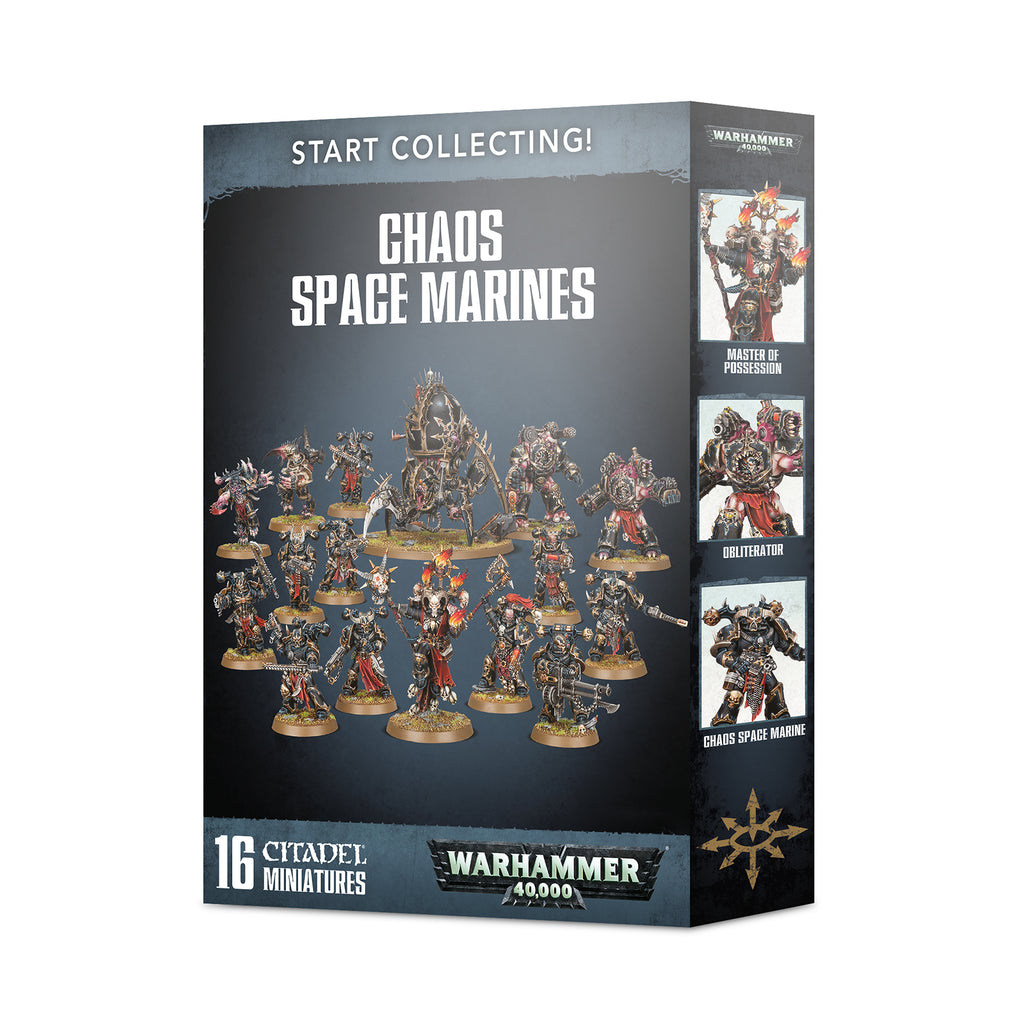 Warhammer 40,000 Chaos Space Marines Start Collecting Set