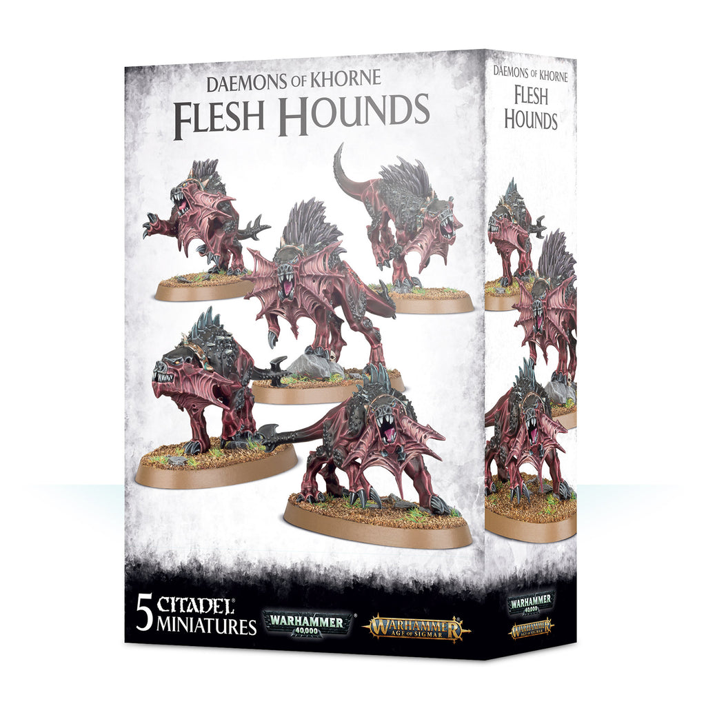 Warhammer Daemons Of Khorne Flesh Hounds Set
