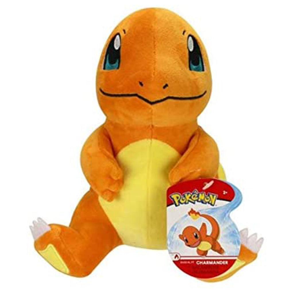 Wicked Cool Toys Pokemon Charmander Sitting 8 Inch Plush Figure