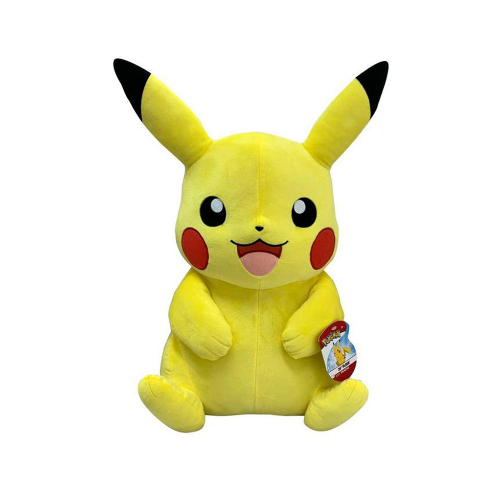Wicked Cool Toys Pokemon Pikachu Happy 8 Inch Plush Figure