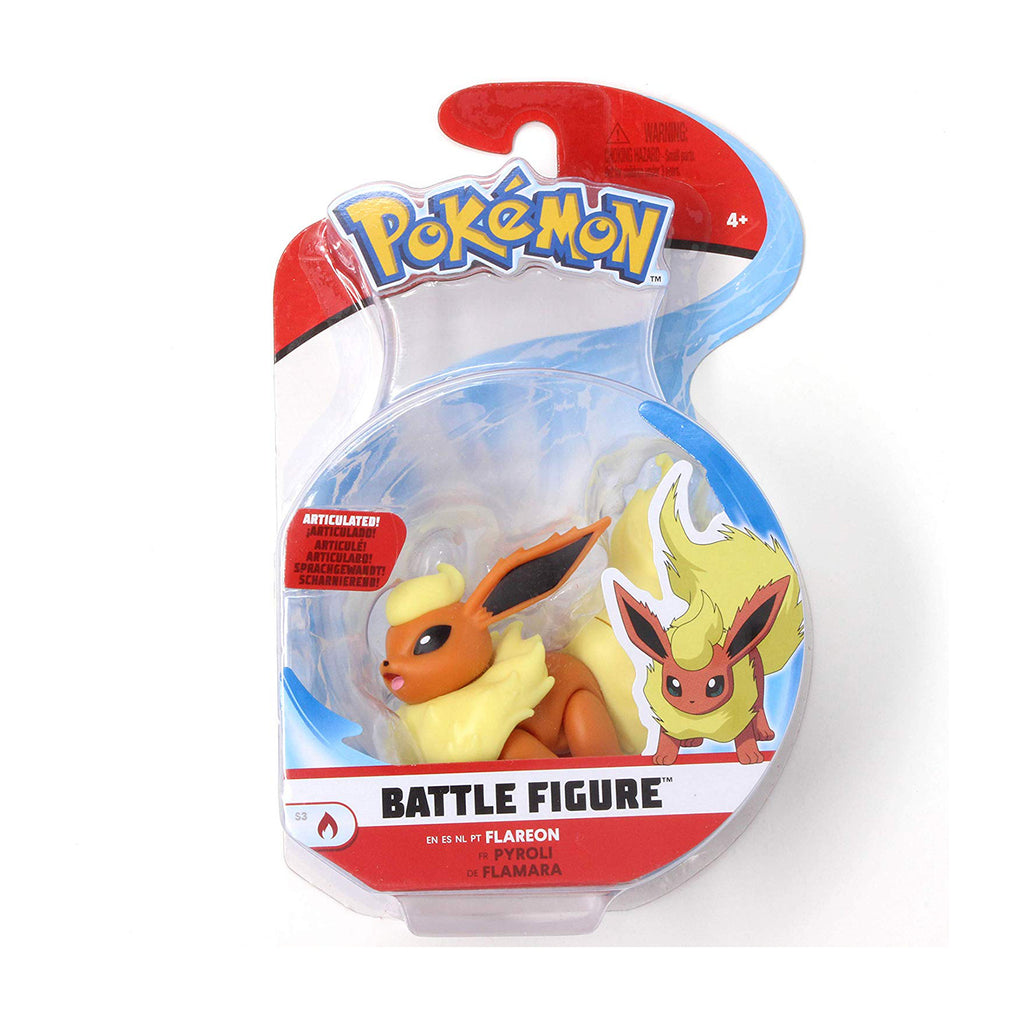 Wicked Cool Toys Pokemon Battle Figure Flareon Figure