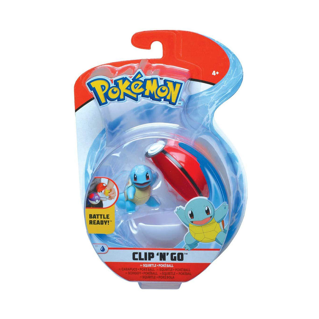 Wicked Cool Toys Pokemon Clip N Go Squirtle Set - Radar Toys
