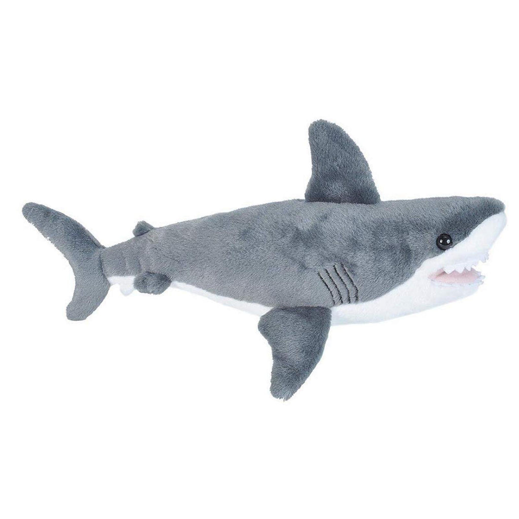 Wild Republic Cuddlekin Mini Great White Shark 13 Inch Plush - Radar Toys