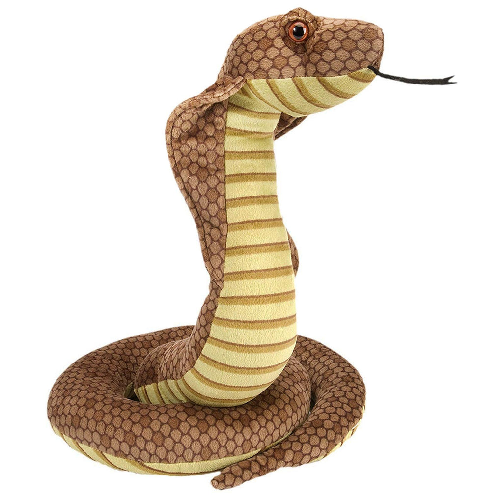 Wild Republic Cuddlekins Cobra Posed 14 Inch Animal Plush - Radar Toys