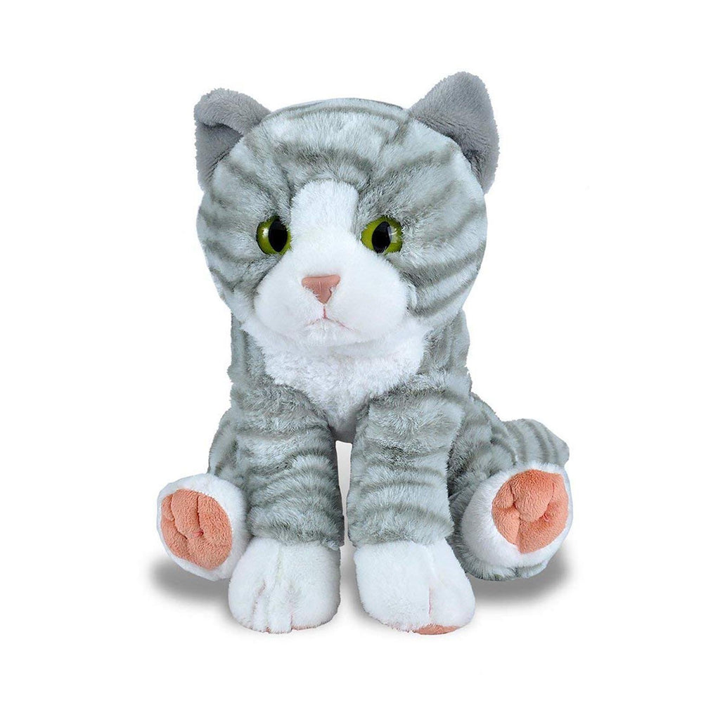 Wild Republic Cuddlekins Pet Shop Grey Tiger Cat 11 Inch Plush