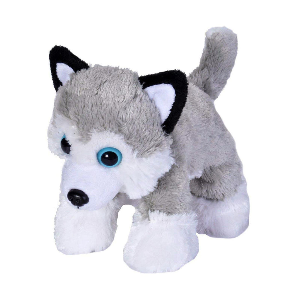 Wild Republic Hug'ems Mini Husky 7 Inch Animal Plush Figure