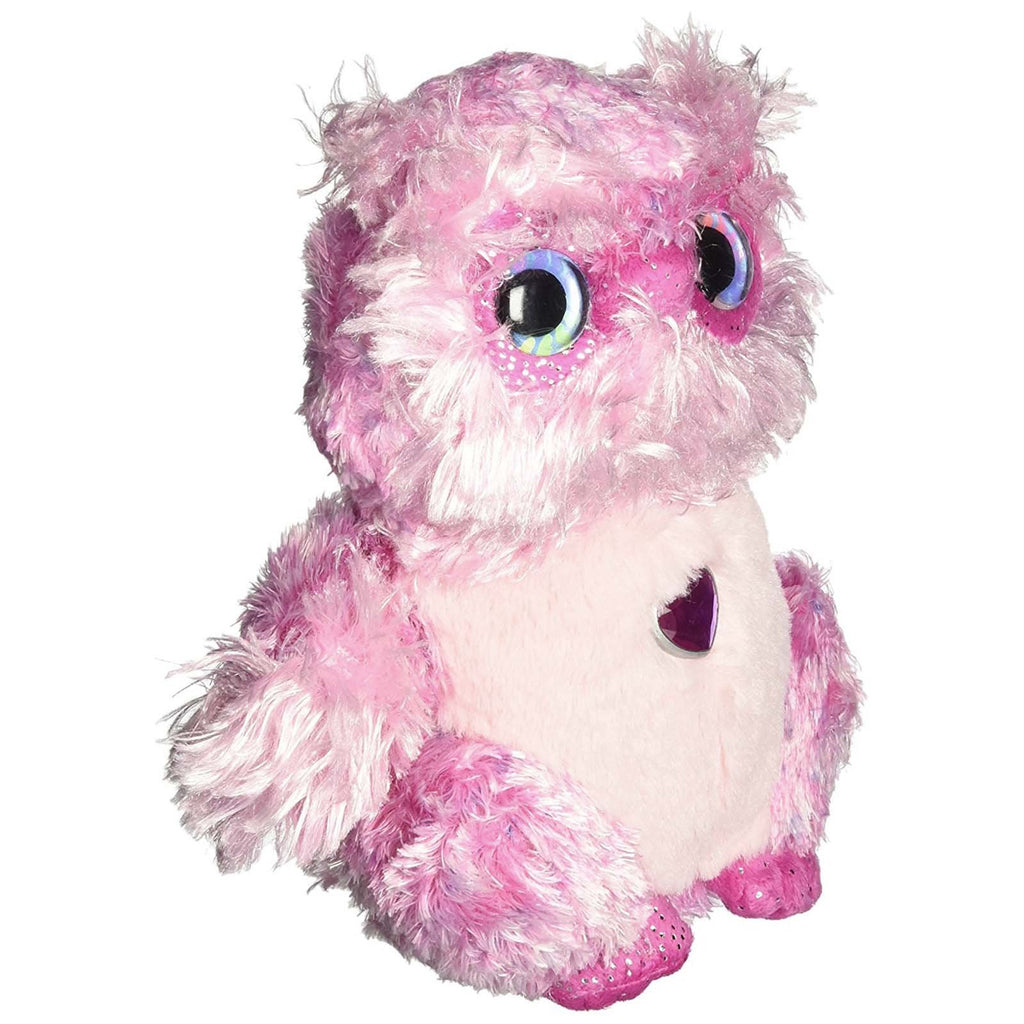Wild Republic Sweet And Sassy Pink Owl 8 Inch Plush Figure