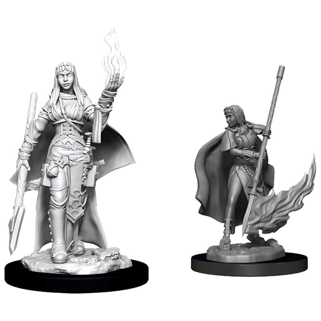 Wizkids Pathfinder Battles Deep Cuts Unpainted Female Human Oracles (Magic User) Figure Set - Radar Toys
