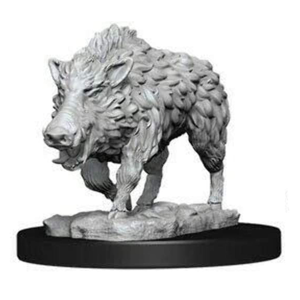 Wizkids Pathfinder Battles Deep Cuts Unpainted Wild Boar Figure Set - Radar Toys