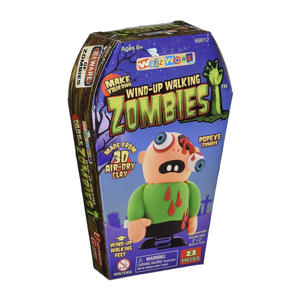 Wizz Worx Make Your Own Wind Up Walking Zombies Popeye Figure | Radar Toys