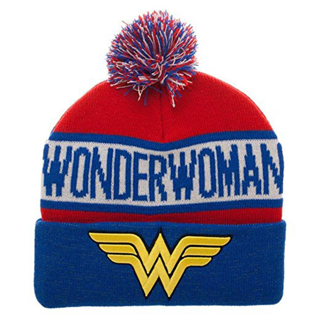 Wonder Woman Reflective Cuff Beanie