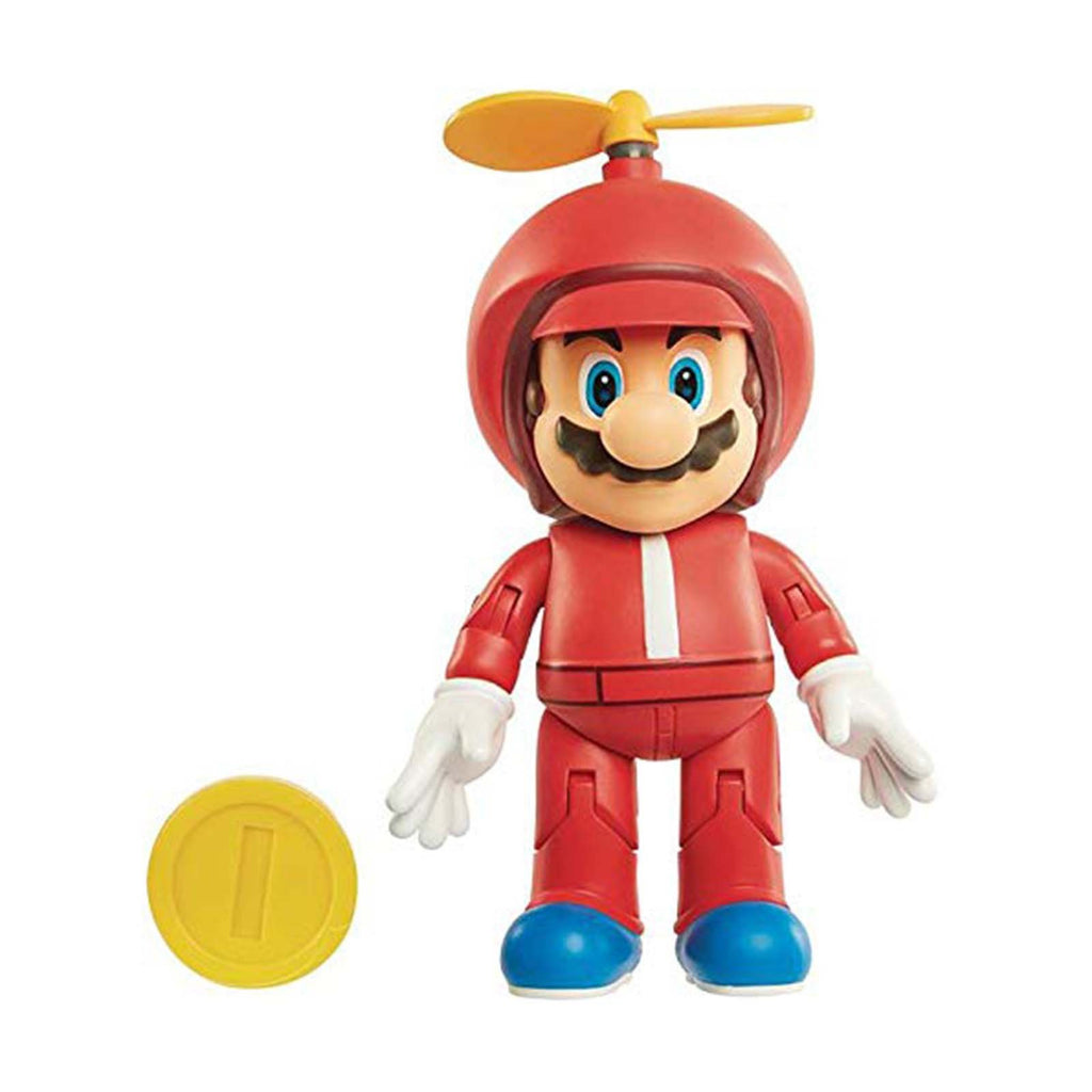 World Of Nintendo Propeller Mario 5 Inch Action Figure