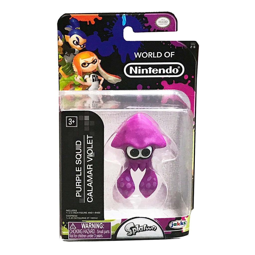 World Of Nintendo Series 11 Purple Squid 2 Inch Action Figure