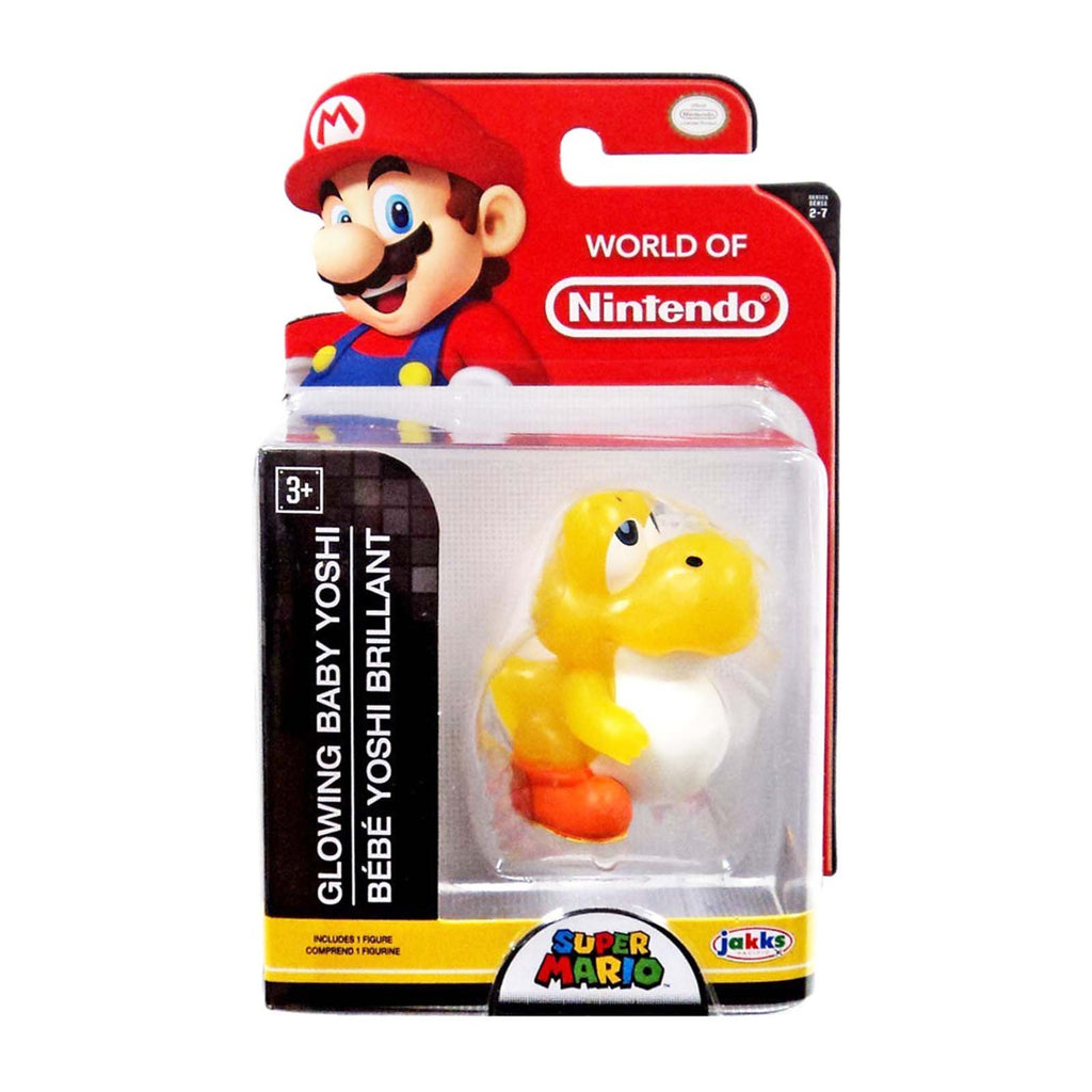 World Of Nintendo Series 13 Glowing Baby Yoshi 2 Inch Action Figure