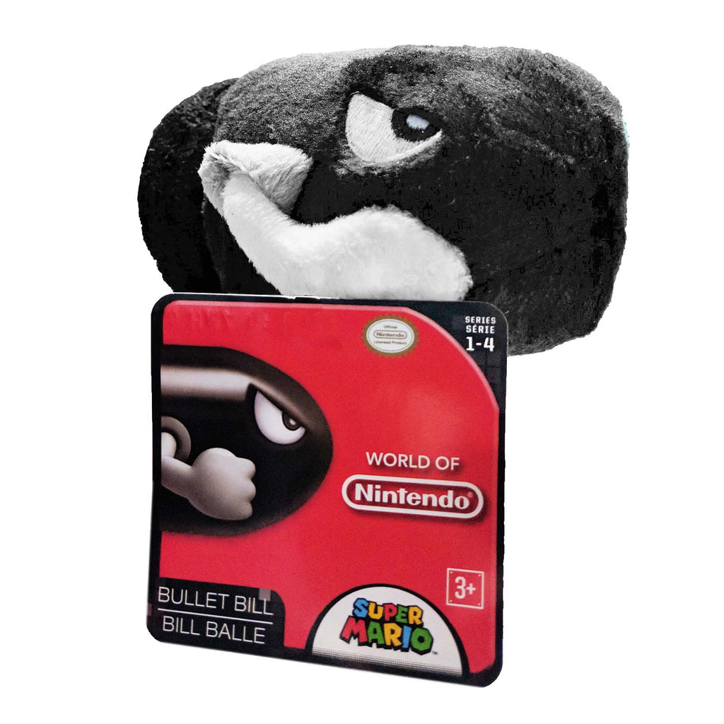 World Of Nintendo Super Mario Bullet Bill 5 Inch Plush Figure