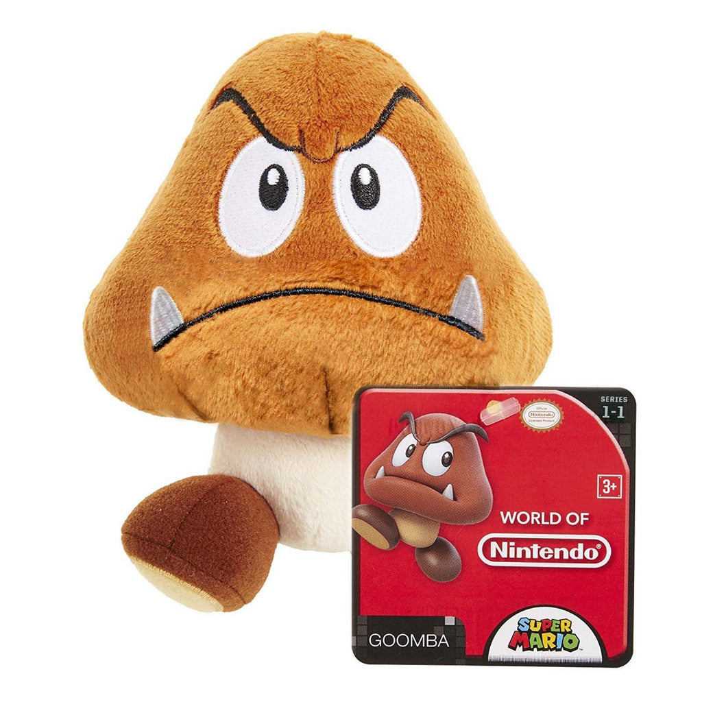 World Of Nintendo Super Mario Goomba 5 Inch Plush Figure