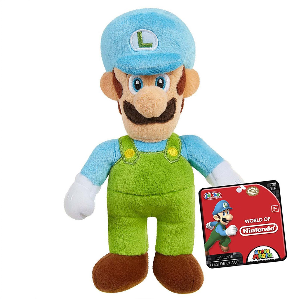 World Of Nintendo Super Mario Ice Luigi 5 Inch Plush Figure