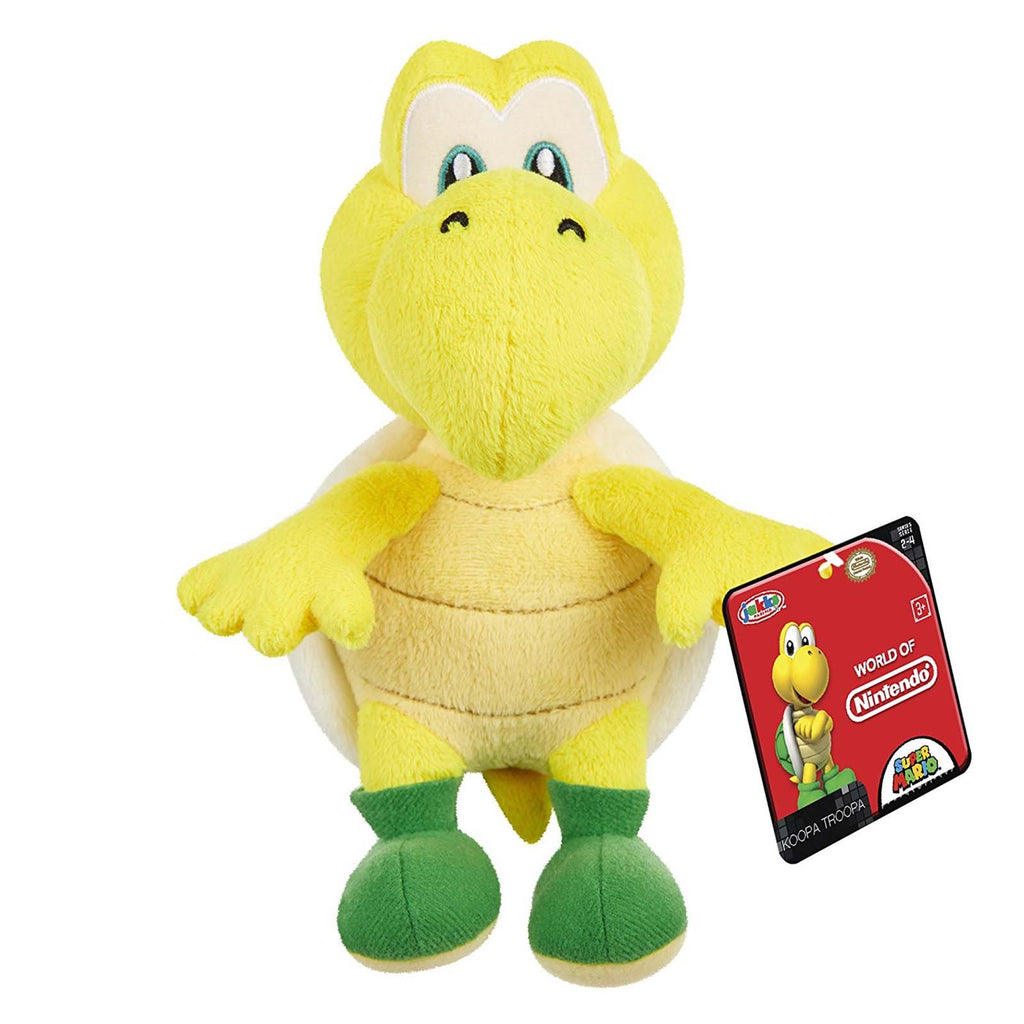 World Of Nintendo Super Mario Koopa Troopa 5 Inch Plush Figure