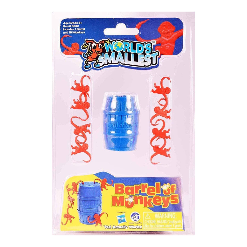 World's Smallest Barrel Of Monkeys