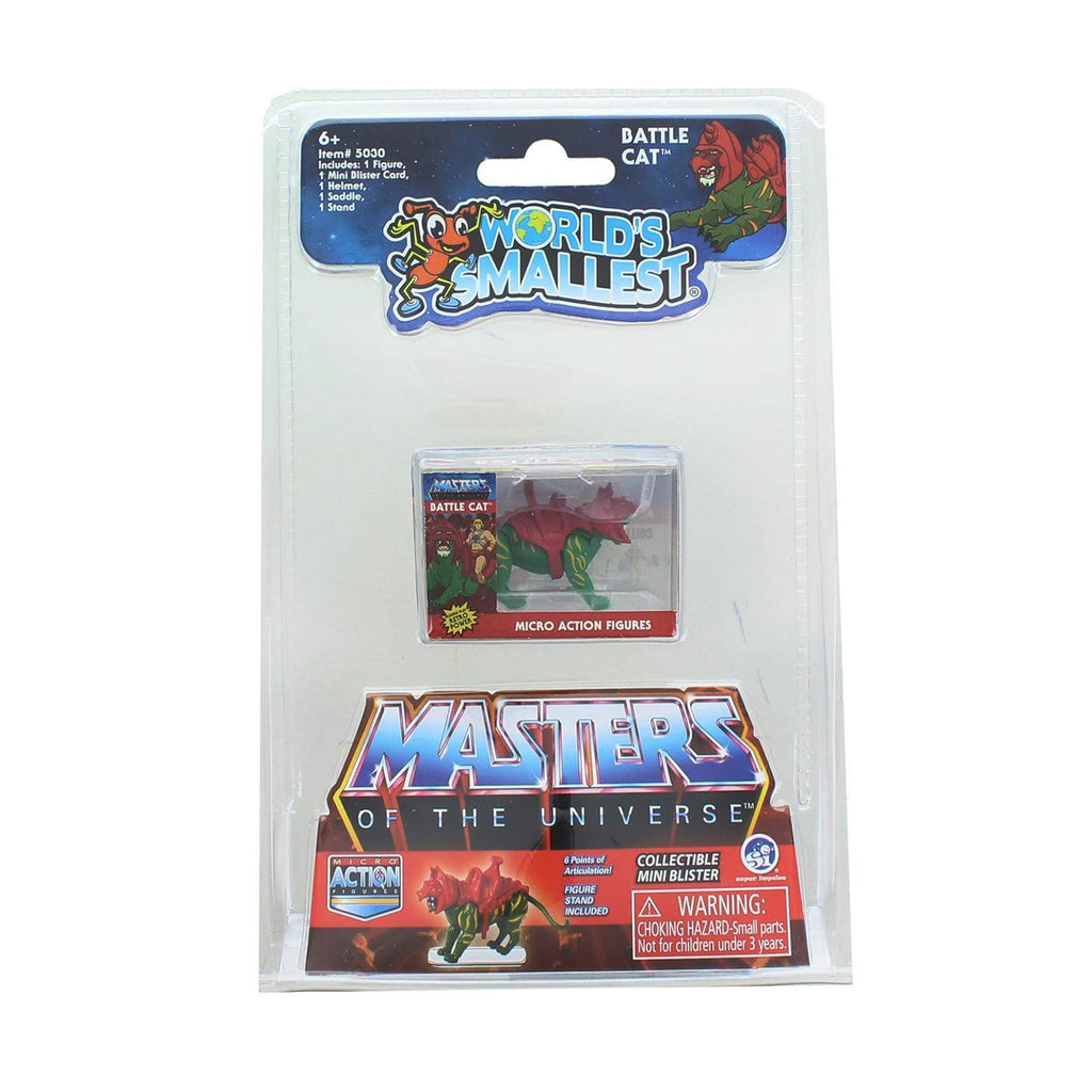 World's Smallest Masters Of The Universe Battle Cat Micro Action Figure - Radar Toys