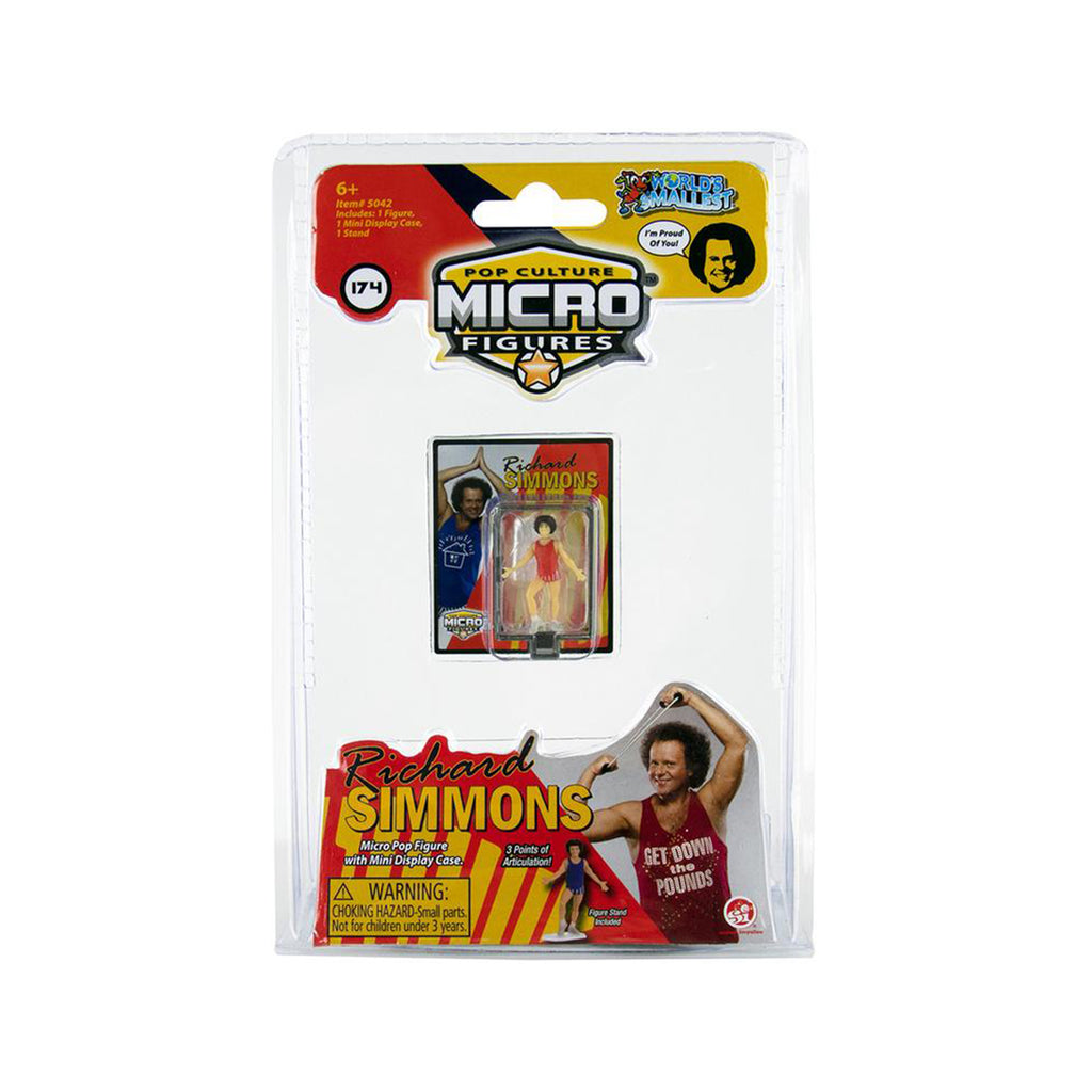 World's Smallest Micro Figures Richard Simmons Red Action Figure