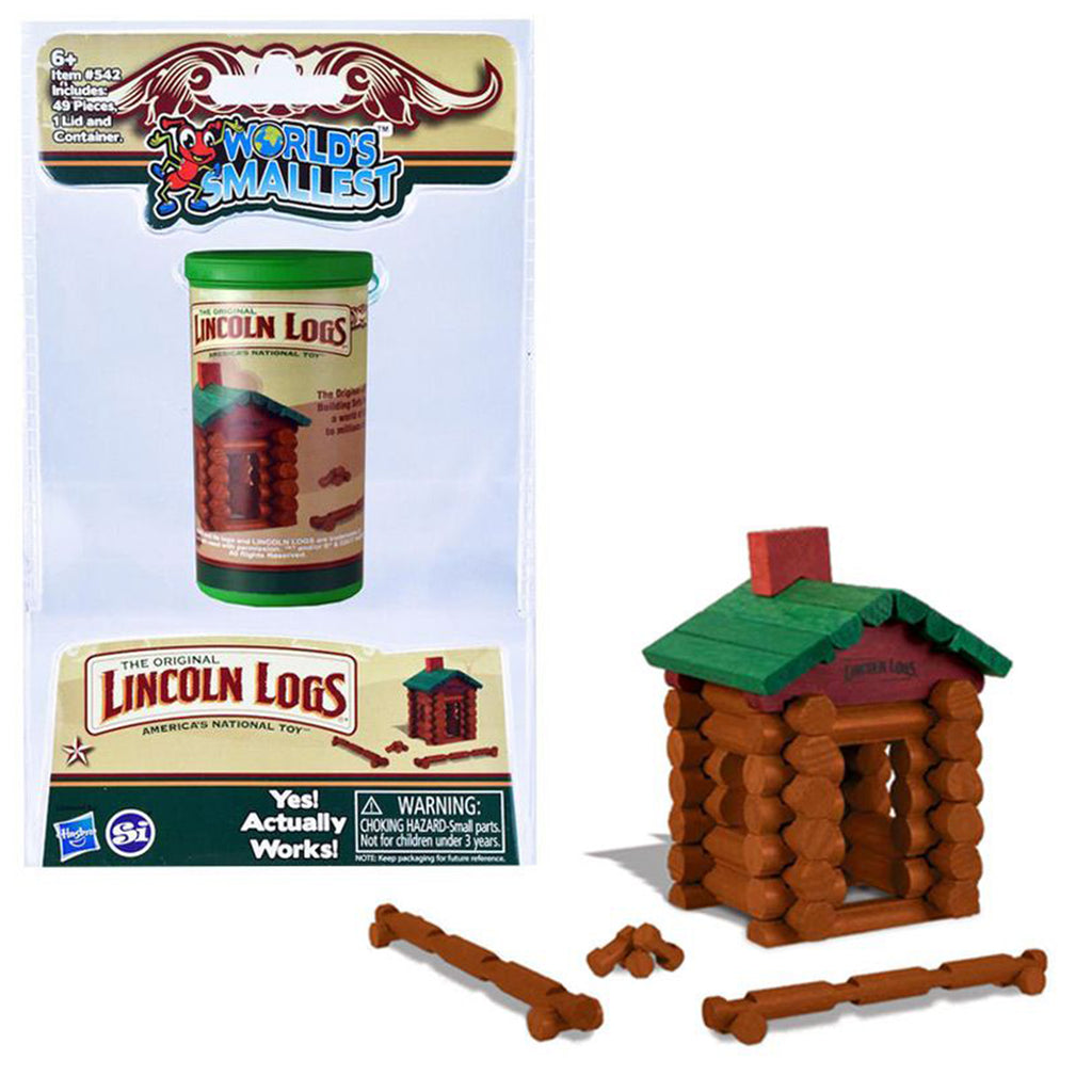World's Smallest Lincoln Logs Set