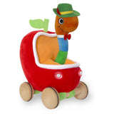 Yottoy Lowly Worm Plush In Apple Car - Radar Toys