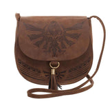 Zelda Brown Logo Saddlebag With Tassel Bag Purse - Radar Toys
